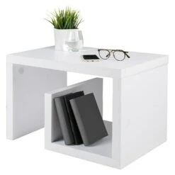 Phönix Beistelltisch Los Angeles L X B X H: 40 X 60 X 40 Cm, Weiß 9 Phönix Beistelltisch Los Angeles L X B X H: 40 X 60 X 40 Cm, Weiß -Shimano Shop 12 119