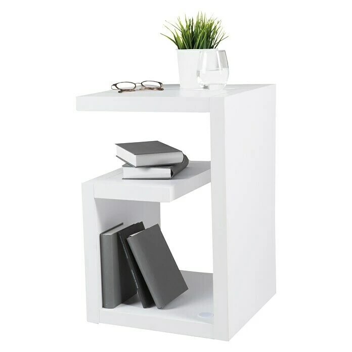 Phönix Beistelltisch Los Angeles L X B X H: 40 X 60 X 40 Cm, Weiß 6 Phönix Beistelltisch Los Angeles L X B X H: 40 X 60 X 40 Cm, Weiß – Bild 4