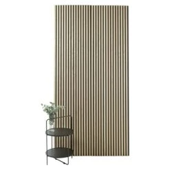 FibroTech Akustikpaneel Basic Light Oak, 2.440 X 605 X 22 Mm, 1 Paneel