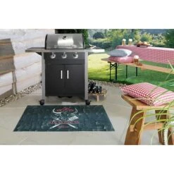 Bodenschutzmatte L X B: 120 X 75 Cm, Steakhouse Kohle