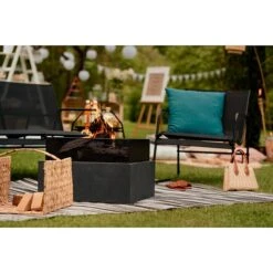 Elite Feuerschale L X B X H: 57 X 57 X 40 Cm, Clayfibre -Shimano Shop 12 65