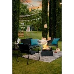 Elite Feuerschale L X B X H: 57 X 57 X 40 Cm, Clayfibre -Shimano Shop 12 66