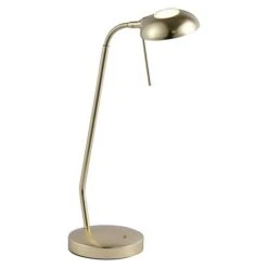 Paul Neuhaus LED-Tischleuchte 3 W, L X B X H: 28 X 26 X 58 Cm, Messing Matt, Warmweiß