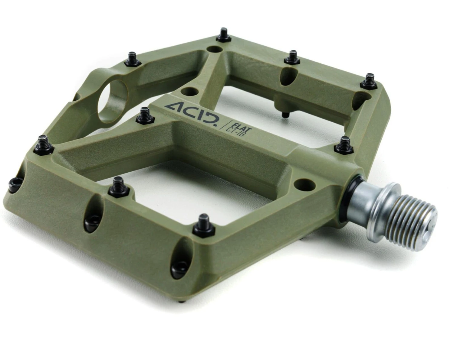 Cube Acid Pedale Flat C1-IB, Olive Green 5 Cube Acid Pedale Flat C1-IB, Olive Green – Bild 3