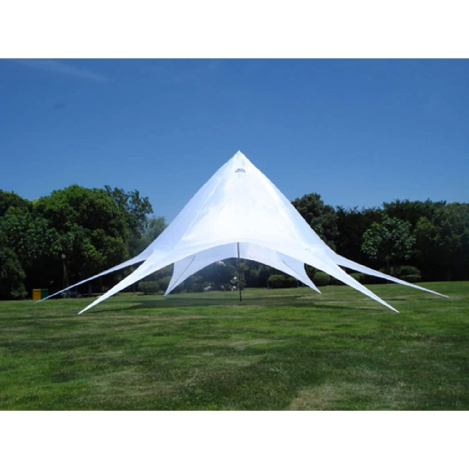 CLP Sternzelt 14M | XL-Sternzelt Für Den Garten I Event-Zelt Mit 14 Meter Durchmesser I Überdachten Zeltfläche Von Ca. 40 M² I In Vielen Farben 3 CLP Sternzelt 14M | XL-Sternzelt Für Den Garten I Event-Zelt Mit 14 Meter Durchmesser I Überdachten Zeltfläche Von Ca. 40 M² I In Vielen Farben – Bild 2