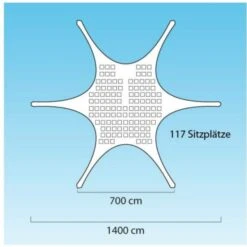 CLP Sternzelt 14M | XL-Sternzelt Für Den Garten I Event-Zelt Mit 14 Meter Durchmesser I Überdachten Zeltfläche Von Ca. 40 M² I In Vielen Farben 11 CLP Sternzelt 14M | XL-Sternzelt Für Den Garten I Event-Zelt Mit 14 Meter Durchmesser I Überdachten Zeltfläche Von Ca. 40 M² I In Vielen Farben -Shimano Shop 8600246500 1611502 prod 005