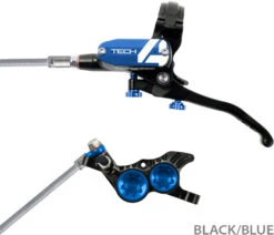 HOPE Tech 4 V4 Stahlflex Scheibenbremse - Hebel Links -Shimano Shop Hope 20114404 Tech 4 V4 Stahlflex Scheibenbremse vorne links 4a