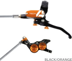 HOPE Tech 4 V4 Stahlflex Scheibenbremse - Hebel Links -Shimano Shop Hope 20114404 Tech 4 V4 Stahlflex Scheibenbremse vorne links 5a