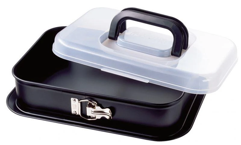 Kaiser Springform Rechteckig Mit Transporthaube 2 Kaiser Springform Rechteckig Mit Transporthaube