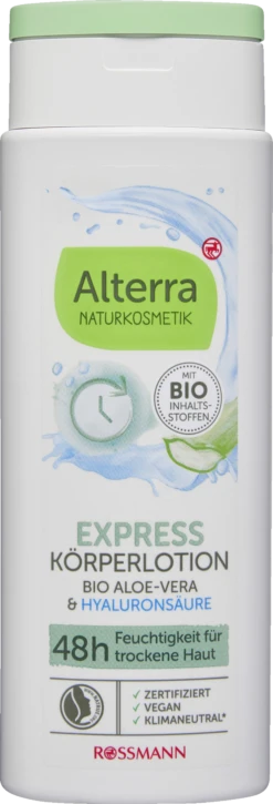 Körperlotion Express Bio-Aloe-Vera & Hyaluronsäure