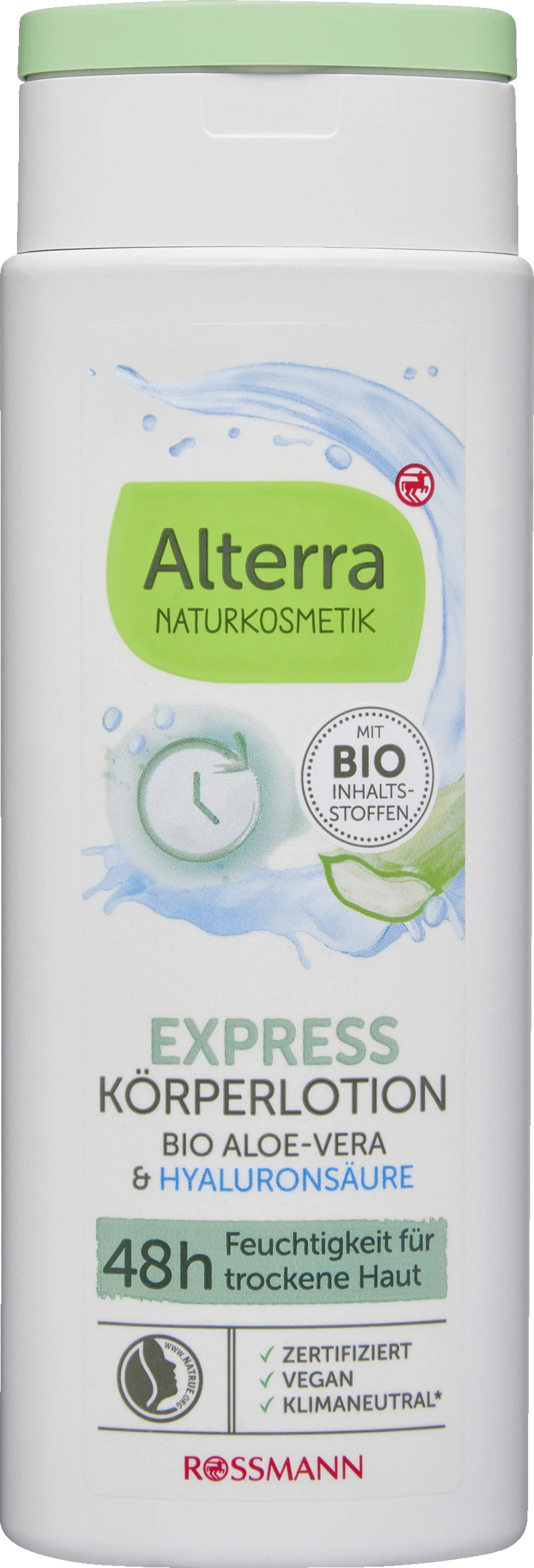 Körperlotion Express Bio-Aloe-Vera & Hyaluronsäure 3 Körperlotion Express Bio-Aloe-Vera & Hyaluronsäure