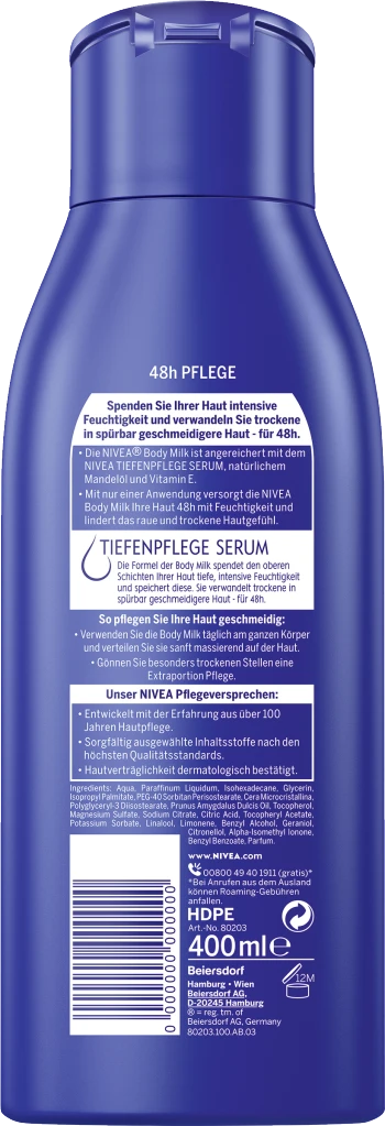 NIVEA Reichhaltige Body Milk 4 NIVEA Reichhaltige Body Milk – Bild 2