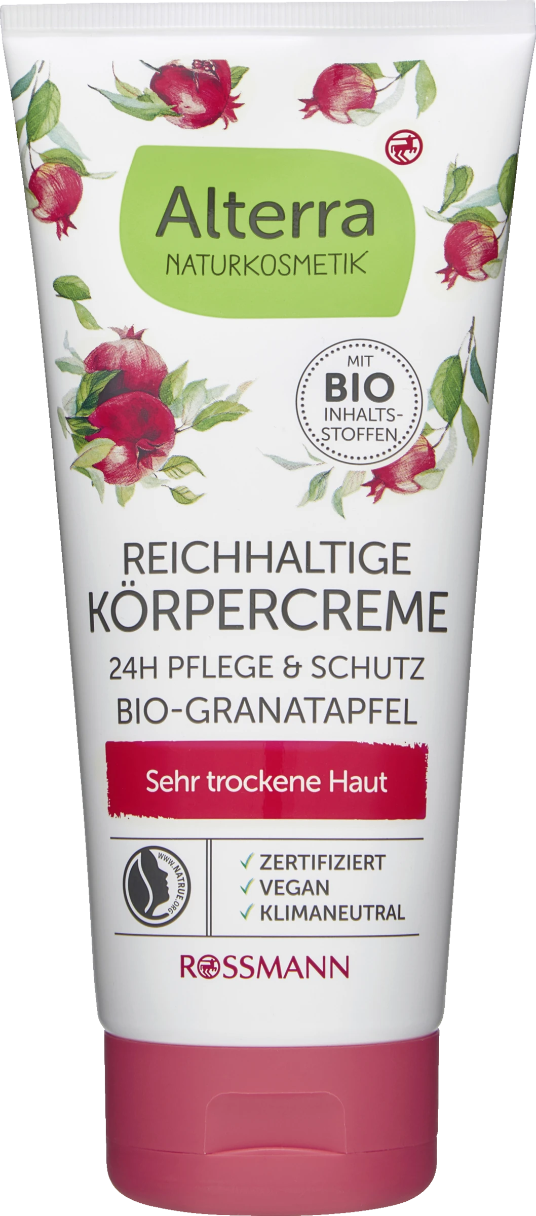 Reichhaltige Körpercreme Bio-Granatapfel & Bio-Sheabutter 3 Reichhaltige Körpercreme Bio-Granatapfel & Bio-Sheabutter