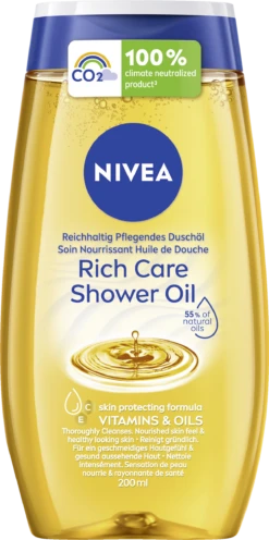 NIVEA Rich Care Shower Oil
