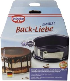 Dr. Oetker Springform Mit Emaille-Servierboden Back-Liebe 18 Cm -Shimano Shop PACK 1104 0