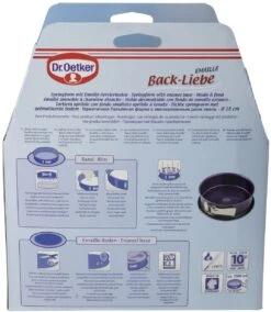 Dr. Oetker Springform Mit Emaille-Servierboden Back-Liebe 18 Cm -Shimano Shop PACK 1104 3