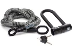 Tex-Lock Eyelet L 160 Cm + X-Lock, Grey/black