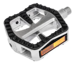 Flyer E-bike Pedals Wellgo LU-214B Silver