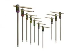 Pedros Master T-handle Set II 10-teilig, Inkl. Tasche