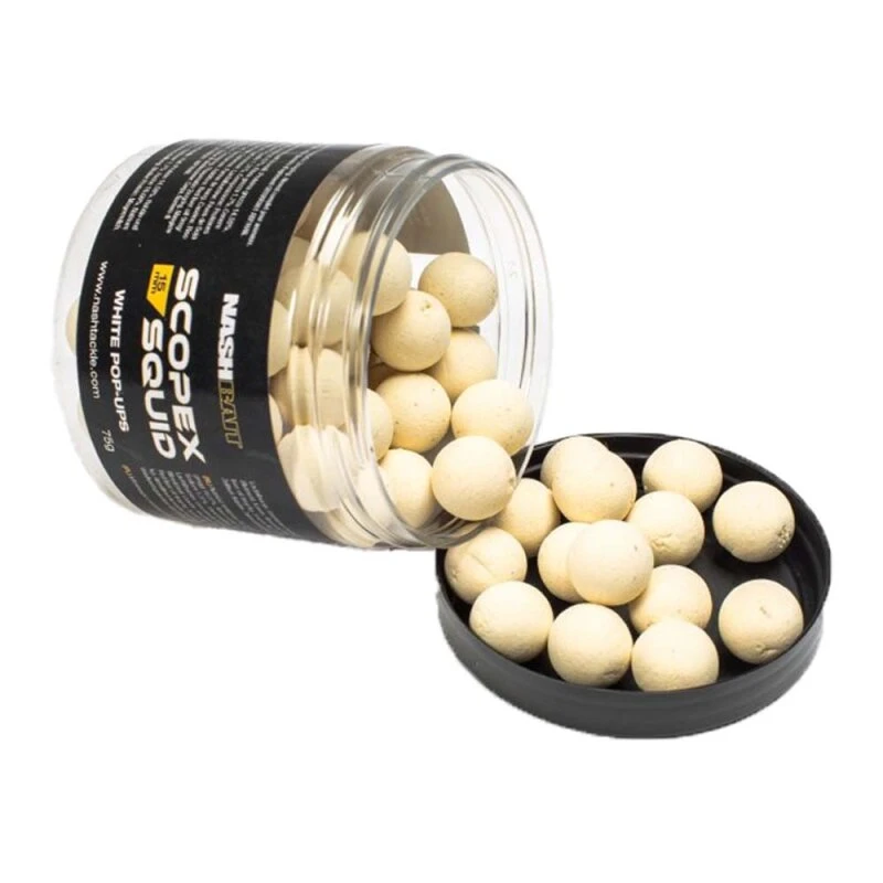Nash - Scopex Squid Popups White - 15mm 3 Nash - Scopex Squid Popups White - 15mm